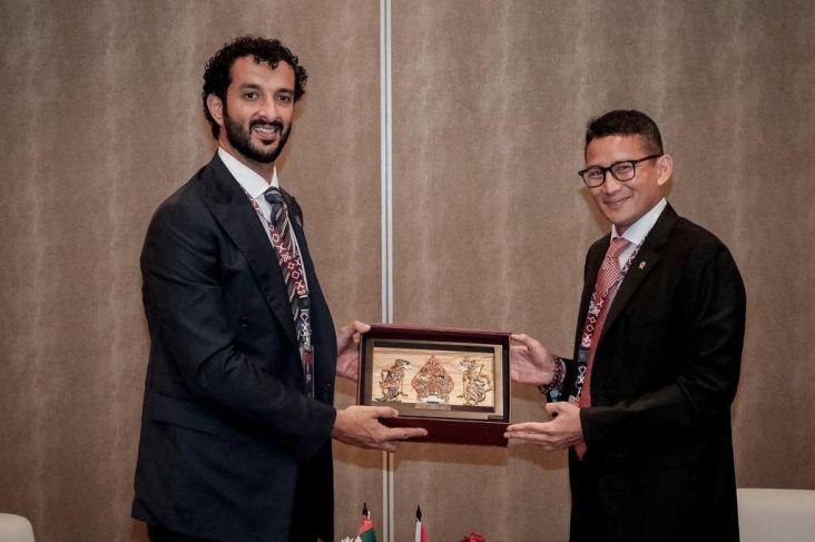 Pererat Hubungan Bilateral, Sandiaga Uno Penuhi Ajakan Berlari 14 Km dari Menteri Ekonomi Uni Emirat Arab