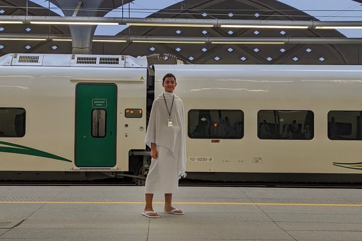 Jajal Kereta Cepat dari Madinah ke Makkah, Haikal Fateer Terkesan
