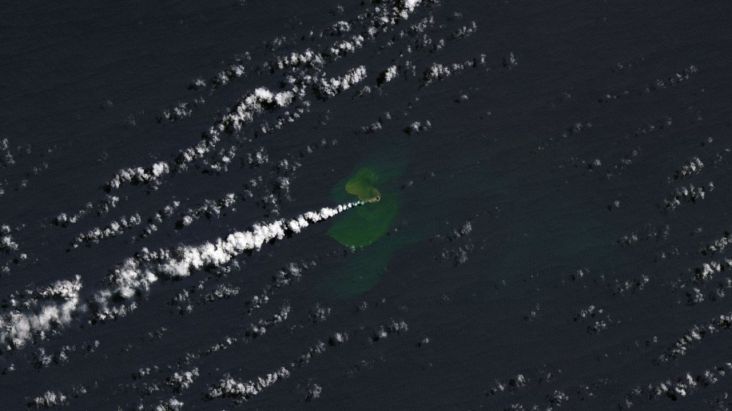 Pulau Baru Tiba-tiba Muncul di Samudra Pasifik