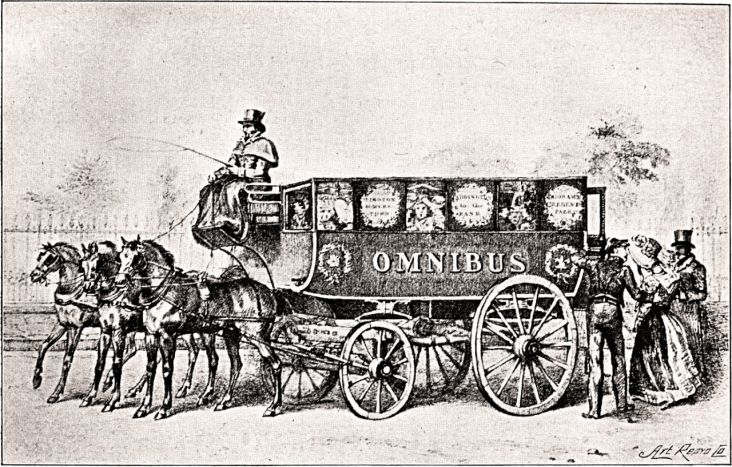 Mengenal Omnibus, Jenis Bus Awal Abad ke-19 yang Ditarik Kuda