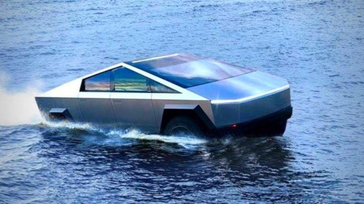 Tesla Cybertruck Diklaim Bisa Jadi Perahu dan Bisa Seberangi Sungai