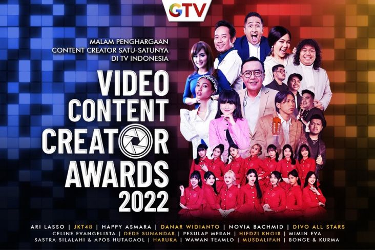Hari Ini! Ari Lasso, JKT48, Happy Asmara hingga Novia Bachmid Ramaikan Malam Puncak Penghargaan Prestisius Video Content Creator Awards 2022