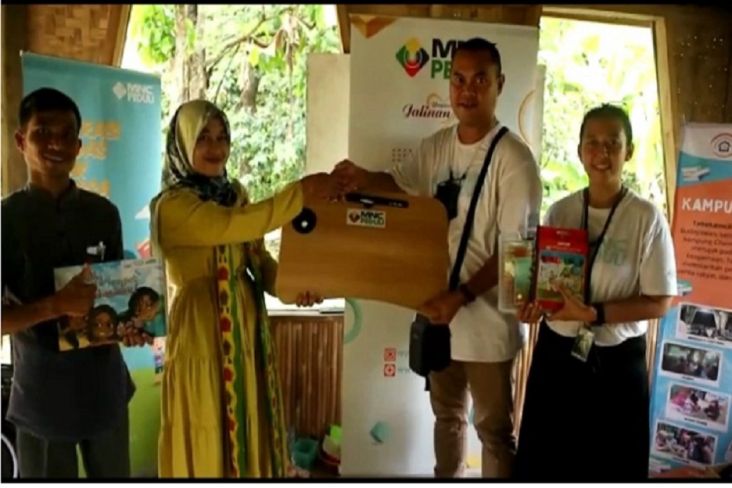 Taman Baca di Kampung Cilame Lebak Terima Bantuan dari MNC Peduli