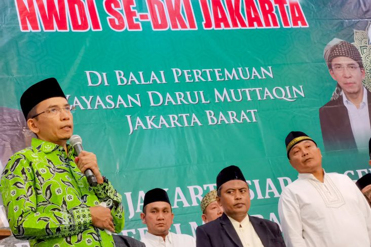 Pelantikan Pengurus NWDI DKI Jakarta, TGB Zainul Majdi: Mari Jaga dan Rawat Jejak Ulama