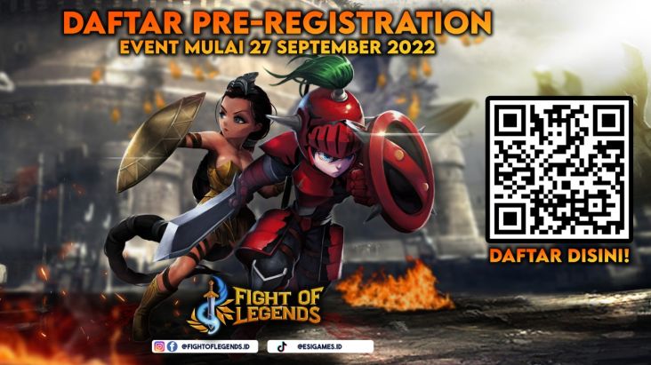 Jadilah yang Pertama Bermain Fight of Legends, Daftar Pre-Registration Event Sekarang!