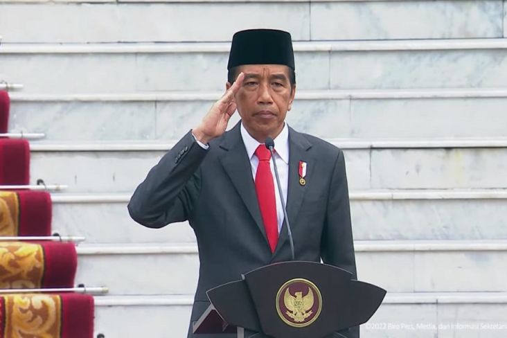 HUT ke-77 TNI, Jokowi: TNI Selalu di Garda Terdepan Dalam Menghadapi Tantangan