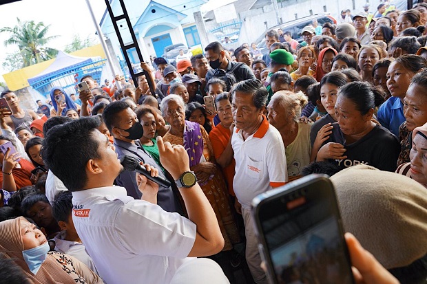 Berkantor di Medan Utara, Bobby Nasution Berikan Bansos untuk 20 Ribu Warga