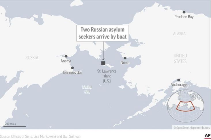 2 Warga Rusia Kabur dari Dinas Militer ke Laut Bering, Minta Suaka pada AS