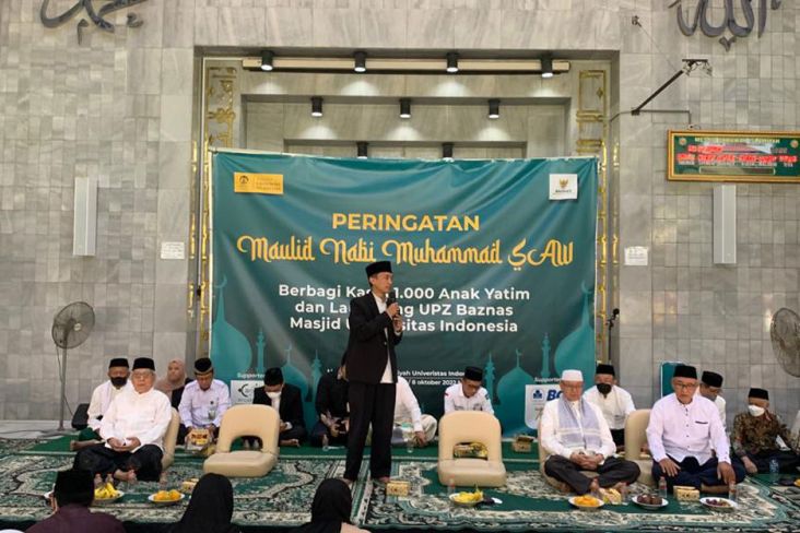 Masjid Ukhuwah UI Depok Peringati Maulid Nabi dan Santuni 1.000 Anak Yatim