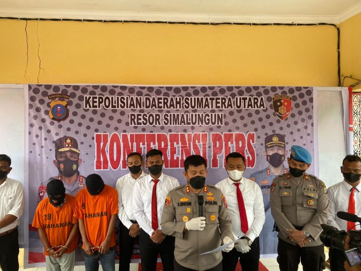 2 Pembunuh Sadis yang Mayatnya Ditimpa Motor dan Dianiaya Ditangkap di Riau