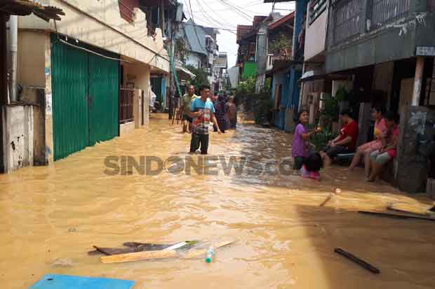 Berangsur Surut, 15 RT di Jakarta Timur Masih Tergenang Banjir