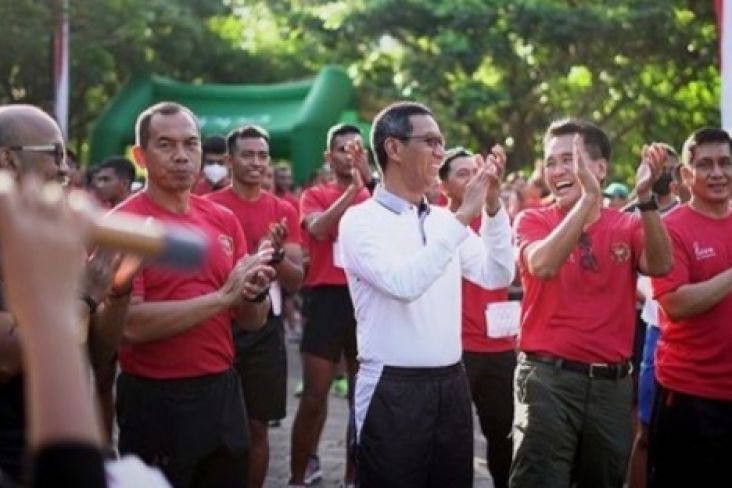 Pj Gubernur DKI Apresiasi Antusiasme Masyarakat Olahraga Bareng Kopassus dan Plataran