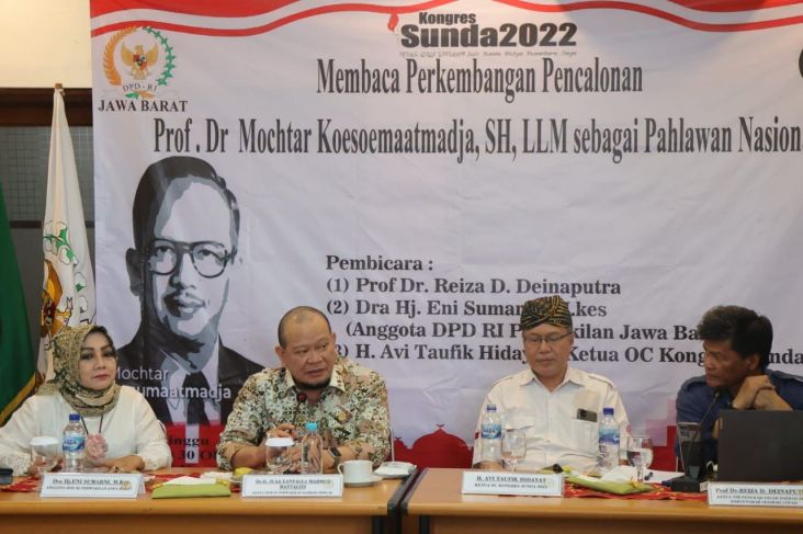 Ketua DPD RI Siap Perjuangkan Prof Mochtar Koesoemaatmadja Jadi Pahlawan Nasional