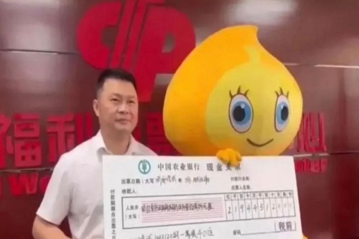 Pria Ini Kaya Mendadak Berkat Lotere Rp469 Miliar, Anak dan Istri Tak Diberitahu