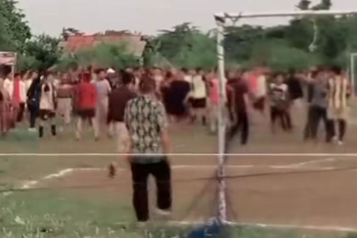 Pertandingan Sepak Bola Antar Kampung Berakhir Ricuh, Polisi: Tiga Orang Terluka