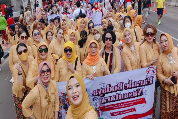 Srikandi Hanura Meriahkan Parade Budaya Nusantara BNPT yang Pecahkan Rekor MURI