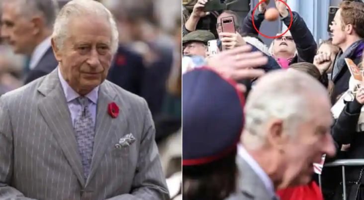 Aduh, Raja Inggris Charles Dilempari Telur oleh Demonstran