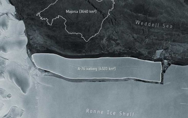 Gunung Es Terbesar di Dunia Terlepas dari Antartika, Hanyut Menuju Samudra Pasifik