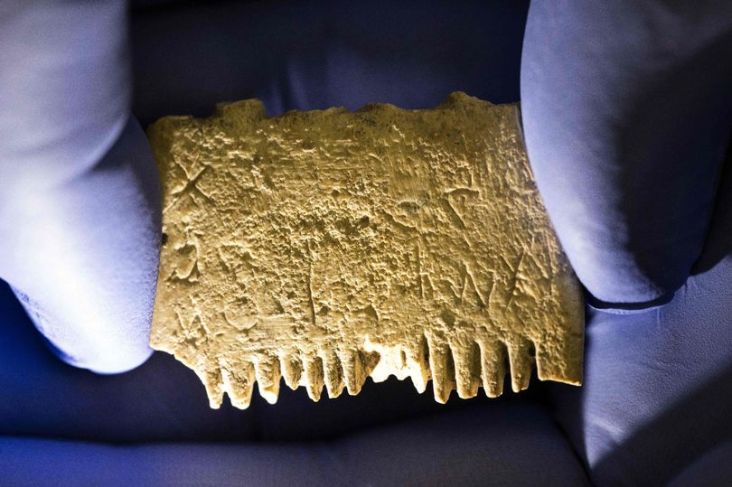 Temuan Sisir Kuno Ungkap Alfabet Pertama yang Tercipta karena Kutu Rambut
