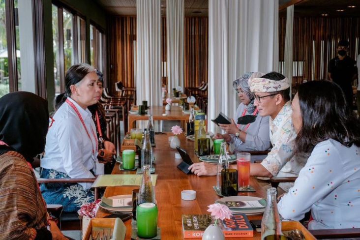 Kuliner Indonesia Bersinar di KTT G20 Bali, Sandiaga Optimistis Sektor Parekraf Bangkit Ciptakan Lapangan Kerja