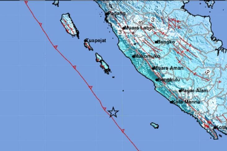 BMKG Pastikan Gempa M6,8 di Pulau Enggano Bengkulu Tak Berpotensi Tsunami