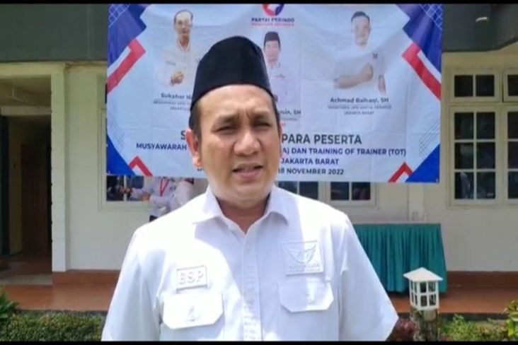 Lantik Pengurus DPD Perindo Jakbar di Puncak Bogor, Ketua DPW DKI: Berjuang Menangkan Pemilu 2024