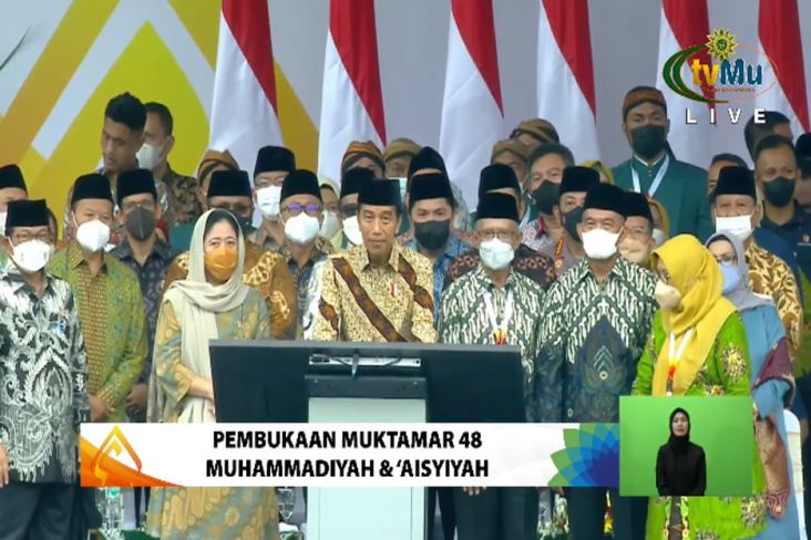 Buka Muktamar Muhammadiyah, Presiden Jokowi: Terima Kasih Telah Membantu Tangani Pandemi