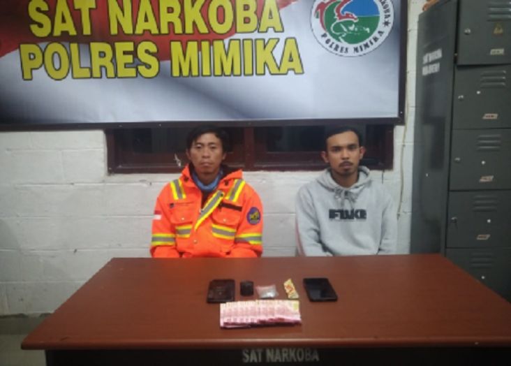 2 Oknum Karyawan di Tembagapura Mimika Ditangkap Polisi Gegara Ganja