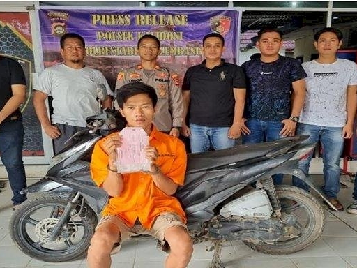 Dijebak Korbannya, Pelaku Curanmor Berhasil Ditangkap di Palembang