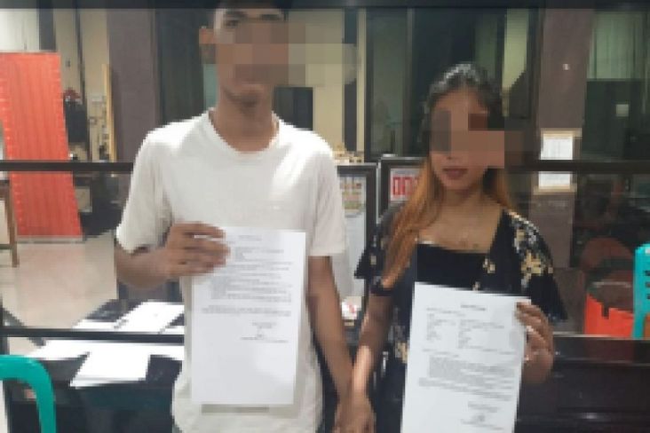 Tertangkap saat Asyik Bersetubuh di Hotel, Pasangan Mesum Digelandang ke Polres Merangin