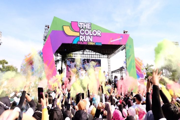 PKB Gelar Color Run Soljer Ceria di Bandung, Dihadiri Puluhan Ribu Warga
