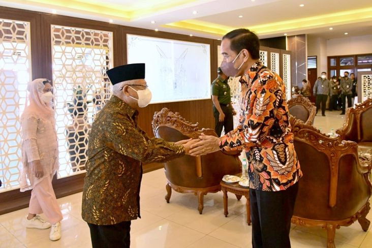 Presiden Jokowi dan Wapres KH Ma’ruf Amin Bertemu 30 Menit di Boyolali, Ada Apa?