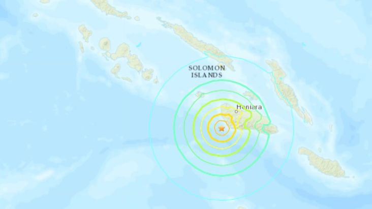 Gempa Dahsyat Berkekuatan 7 SR Guncang Kepulauan Solomon, Berpotensi Tsunami