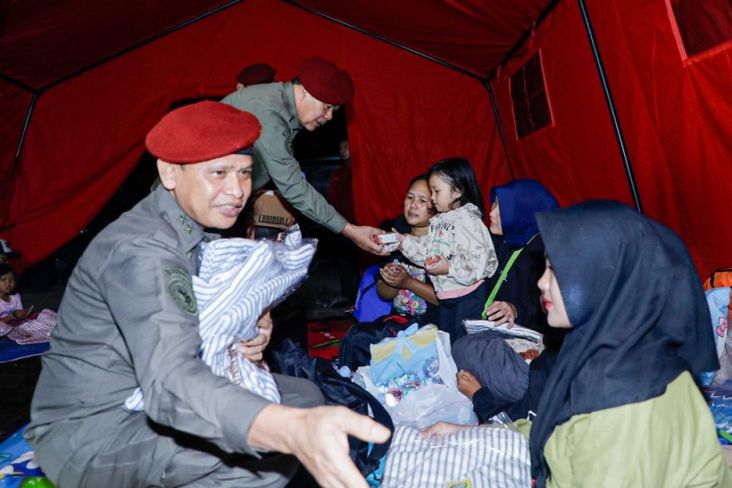 Buka Posko Tanggap Darurat, BIN Salurkan Logistik hingga Alkes bagi Pengungsi Gempa Cianjur