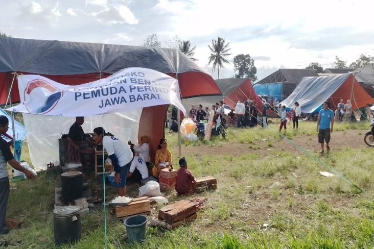Terima Bantuan Perindo, Ratusan Pengungsi Korban Gempa Cianjur Mengaku Terharu