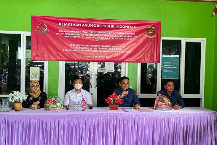 209 Bidang Tanah di Bogor dan Banten Milik Benny Tjokrosaputro Kembali Disita Kejagung