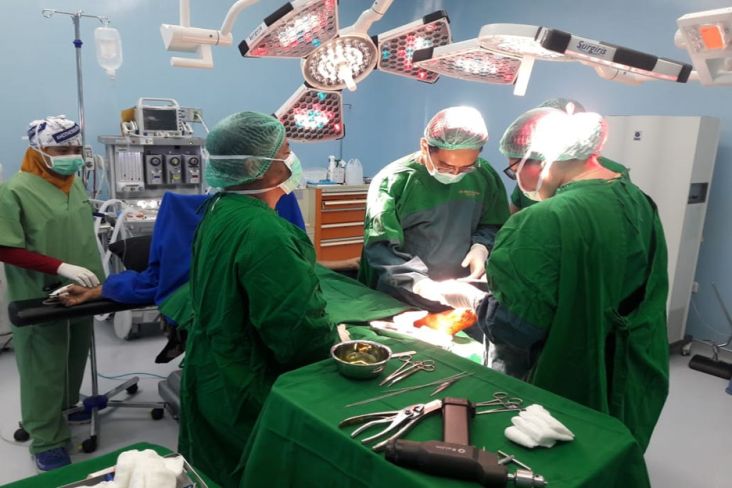 PABOI Tangani Operasi Bedah Tulang Korban Gempa Cianjur