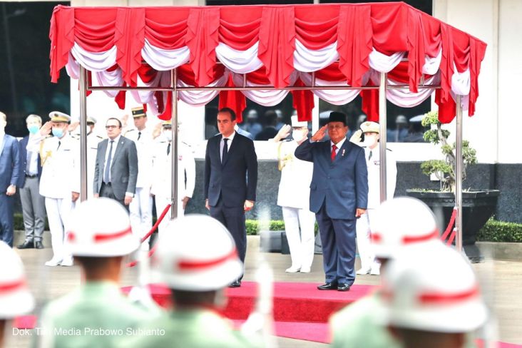 Terima Menhan Prancis, Prabowo Dorong Kerja Sama Pendidikan di Sektor Pertahanan