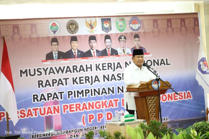 Menhan Prabowo: Selama Kita Bersatu, Tak Ada yang Berani Ganggu Indonesia
