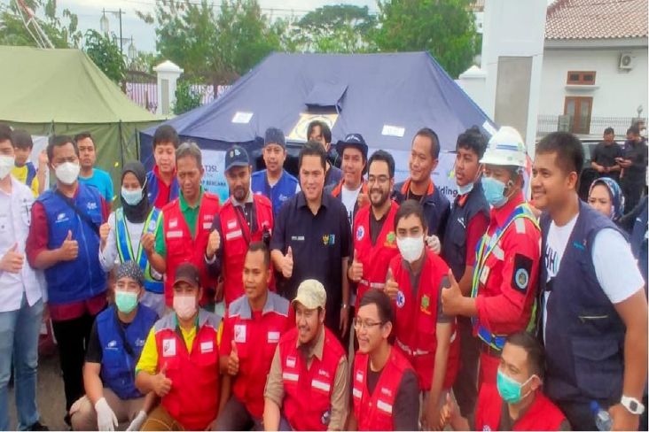Tim Medis BUMN Farmasi Sebar Vaksin Tetanus dan Flubio untuk Korban Gempa Cianjur