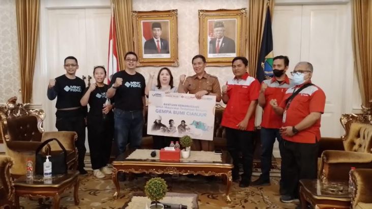 Bantu Korban Terdampak Gempa, Pemkab Cianjur: Terima Kasih MNC Peduli dan Lotte Mart