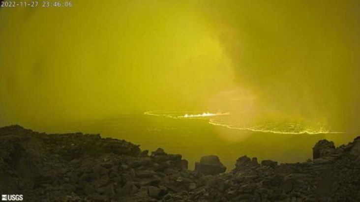Gunung Api Mauna Loa di Hawaii Meletus untuk Pertama Kalinya Dalam 38 Tahun