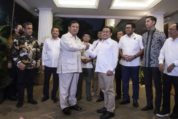 Duet Prabowo-Cak Imin Unggul di 6 Simulasi Survei Median