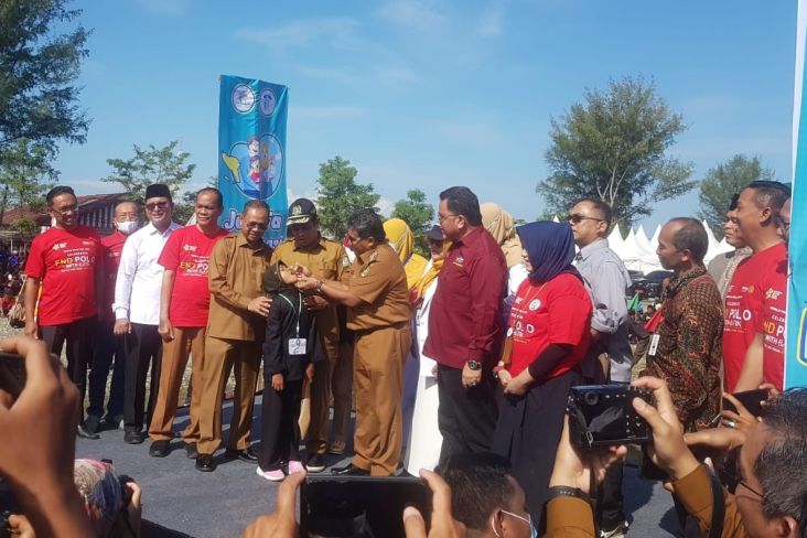 Lindungi Anak dari Polio, 1.000 Pesilat Cilik di Pidie Aceh Diimunisasi