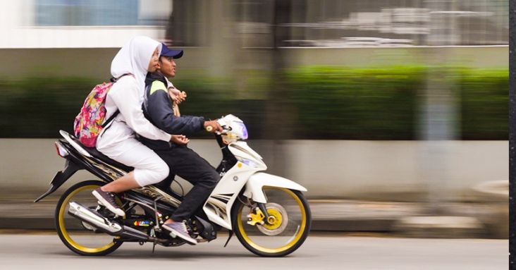 Polisi Malaysia akan Menyita Motor yang Menggunakan Ban Cacing