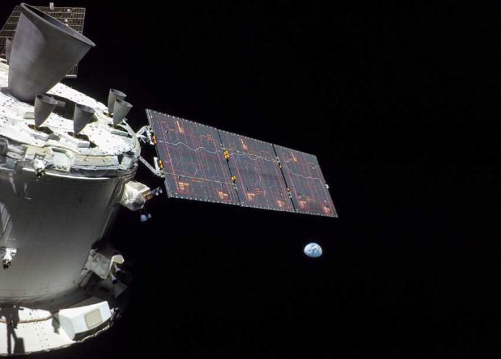 Pesawat Ruang Angkasa Orion Tinggalkan Orbit Bulan, Siap Kembali ke Bumi