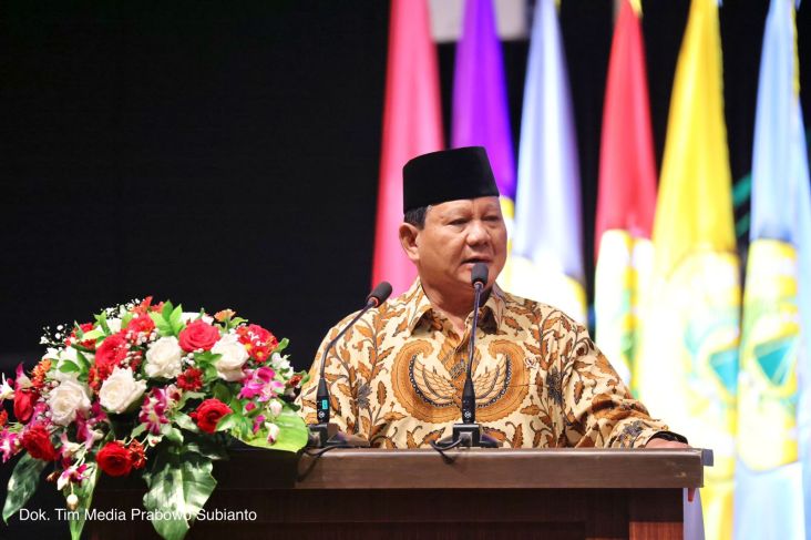 Prabowo Tegaskan Tak Ada Atasan dan Bawahan dalam Perjuangan Bersama