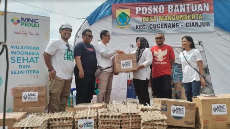 MNC Peduli Kembali Salurkan Bantuan untuk Korban Gempa Cianjur