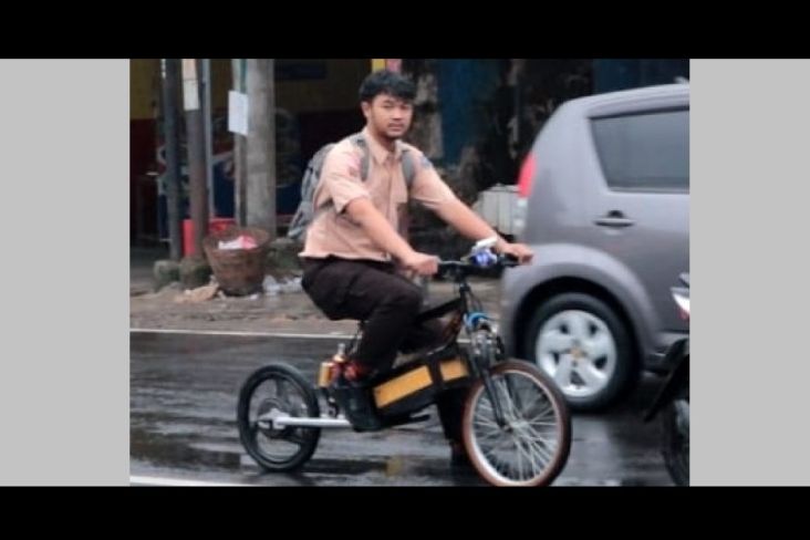 Kreatif, Siswa MAN 2 Banyumas Buat Modifikasi Sepeda Listrik Keren