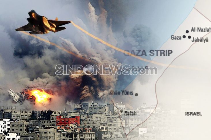 Minggu Pagi, Jet Tempur Israel Gempur Gaza